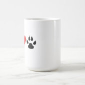 Mug J'aime mon super chien de chat (Centre)