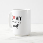 Mug J'aime mon super chien de chat (Devant gauche)