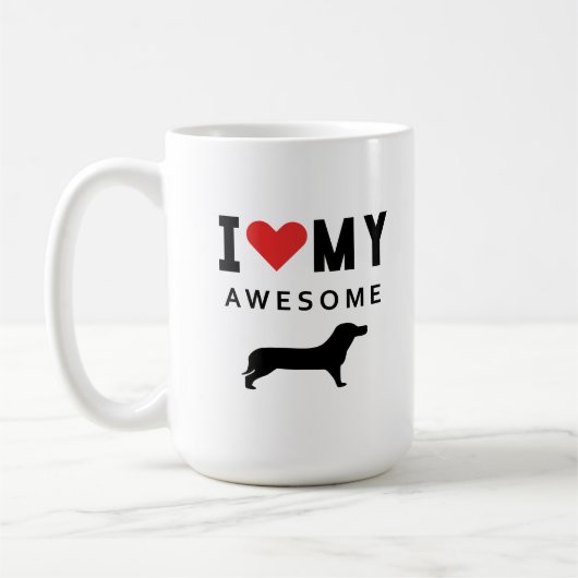 Mug J'aime mon super chien de chat (Gauche)