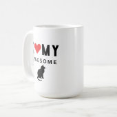 Mug J'aime mon super chien de chat (Devant gauche)