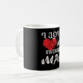 Mug J'Aime Mon Super Homme (Devant gauche)