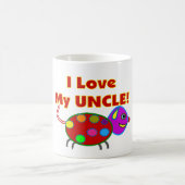Mug "J'aime mon T-shirts/cadeaux d'ONCLE" enfants (Centre)