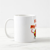 Mug "J'aime mon T-shirts/cadeaux d'ONCLE" enfants (Gauche)