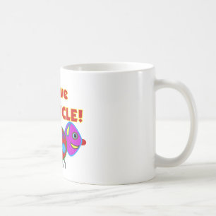 Mug "J'aime mon T-shirts/cadeaux d'ONCLE" enfants