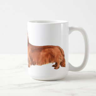 Mug J'aime mon teckel à cheveux longs