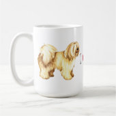 Mug J'aime mon Terrier tibétain (Gauche)
