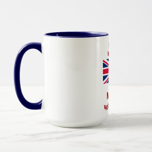 MUG J'AIME MON THÉ COMME J'AIME MES HOMMES CHAUDS ET (Gauche)