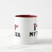 Mug J'aime mon tigre (Centre)