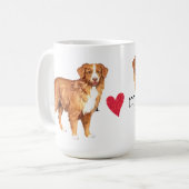 Mug J'aime mon Toller (Devant gauche)