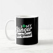 Mug J'aime mon trèfle roux Saint-Patrick (Gauche)