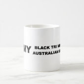 Mug j'aime mon tri noir mini aussie (Centre)
