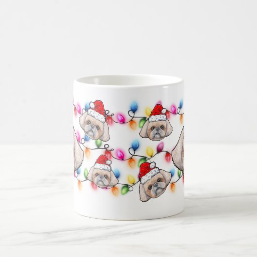 Mug J'aime mon tzu Chien Chien Chien Animaux Coeur Pou (Centre)