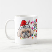 Mug J'aime mon tzu Chien Chien Chien Animaux Coeur Pou (Gauche)