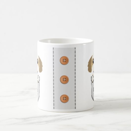 Mug J'aime mon tzu Chien Chien Chien Animaux Coeur Pou (Centre)