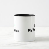 Mug J'aime mon végétarien (Centre)