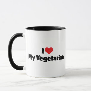 Mug J'aime mon végétarien