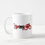 Mug J'aime mon vélo (Gauche)