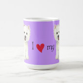 Mug J'aime mon Westie (Centre)