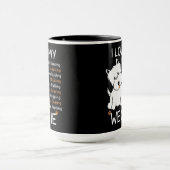 Mug J'aime mon Westie (Centre)