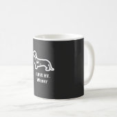 Mug J'Aime Mon Wiener (Devant droit)