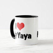 Mug J'aime mon Yaya (Devant gauche)