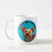 Mug J'Aime Mon Yorkie (Gauche)