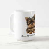Mug J'Aime Mon Yorkshire Terrier (Devant gauche)
