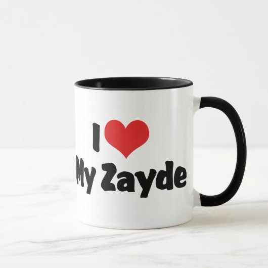 Mug J'aime mon Zayde (Droite)