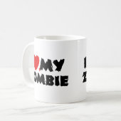 Mug J'Aime Mon Zombie (Devant gauche)