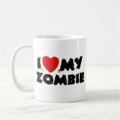 Mug J'Aime Mon Zombie (Gauche)