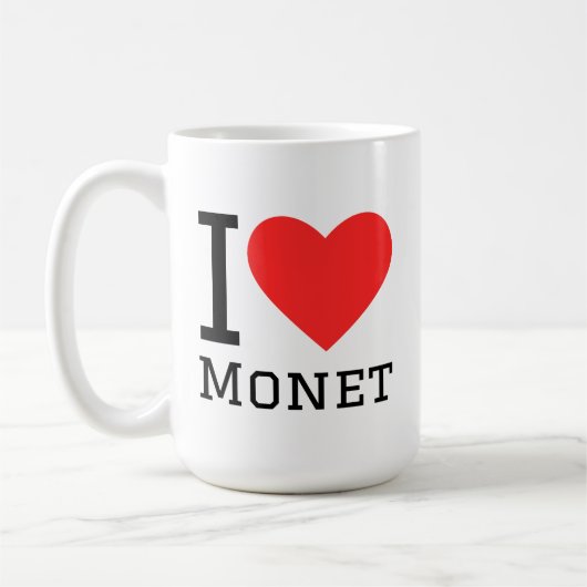 Mug J'aime Monet (Gauche)