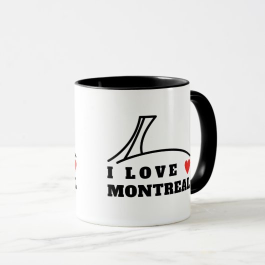 Mug J'aime Montréal (Devant droit)