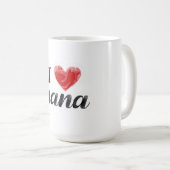 Mug J'aime Nana  (Devant droit)