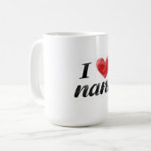 Mug J'aime Nana  (Devant gauche)