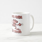 Mug J'aime Nana cette beaucoup (Devant droit)