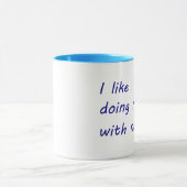 Mug J'aime ne faire rien sans un (Centre)