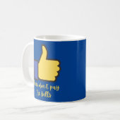 Mug J'AIME NE PAS PAYER LE jeu de mots sur les médias (Devant gauche)