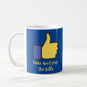 Mug J'AIME NE PAS PAYER LE jeu de mots sur les médias
