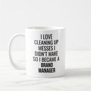 Mug J'Aime Nettoyer Les Messes Alors Je Suis Devenu Ma