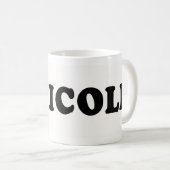 MUG J'AIME NICOLE (Devant droit)