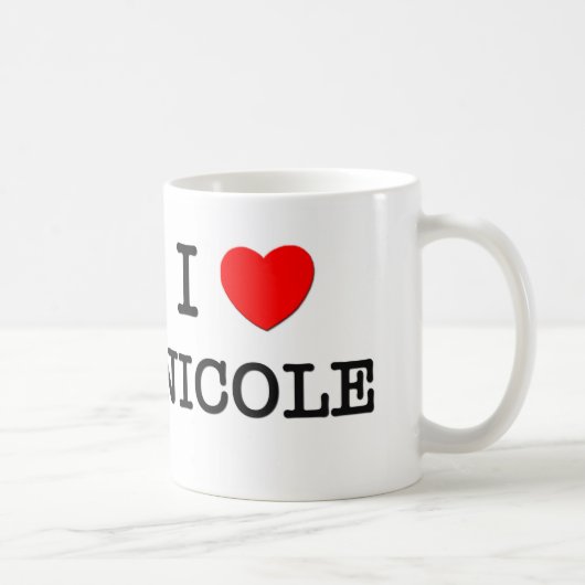 Mug J'aime Nicole (Droite)