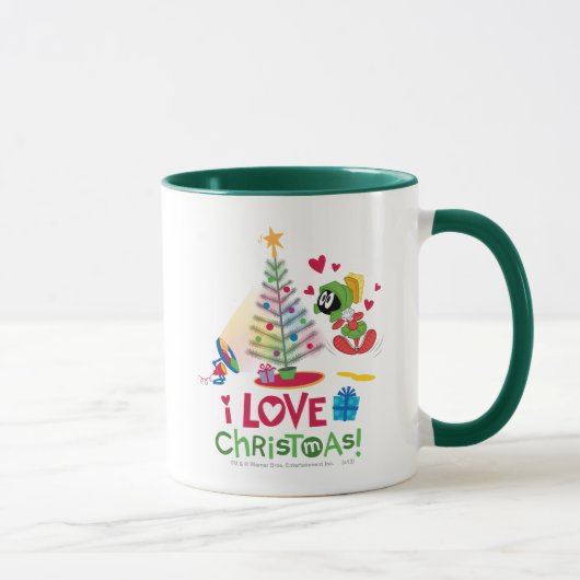 Mug J'aime Noël - MARVIN LE MARTIEN™ (Droite)