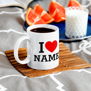 Mug J'aime Nom