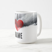 Mug J'aime Nom Personnalisé (Devant droit)