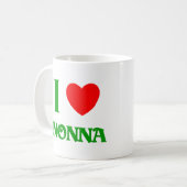 Mug J'aime Nonna (Devant gauche)