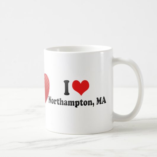Mug J'aime Northampton, mA (Droite)