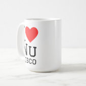 Mug J'aime Nu disco (Devant gauche)