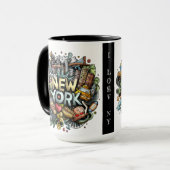 MUG J'AIME NY (Devant gauche)