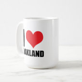 Mug J'aime Oakland (Devant gauche)
