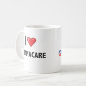 MUG J'AIME OBAMACARE (Devant gauche)